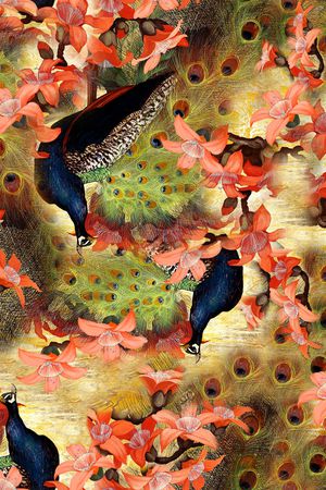 鸟印花华亿平台图片