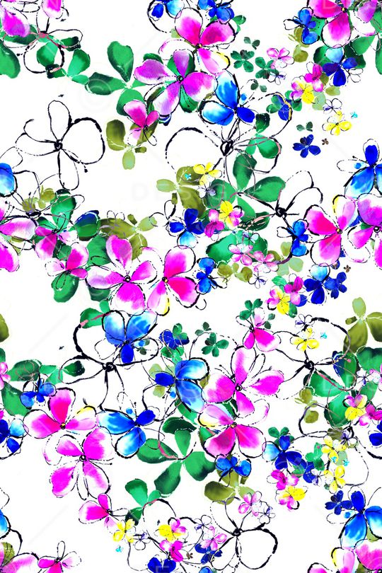 时尚大气印花华亿平台图片