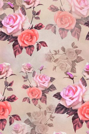 玫瑰印花华亿平台图片