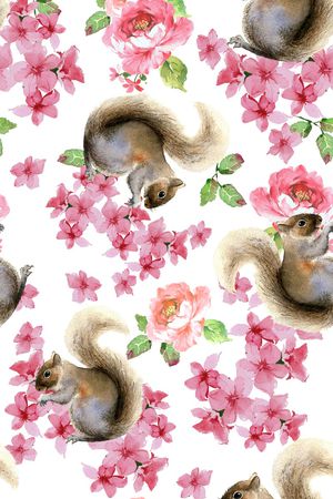 复古手绘花卉印花华亿平台图片