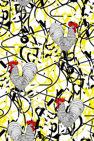 公鸡印花华亿平台图片