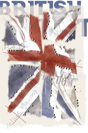 英伦风印花华亿平台图片