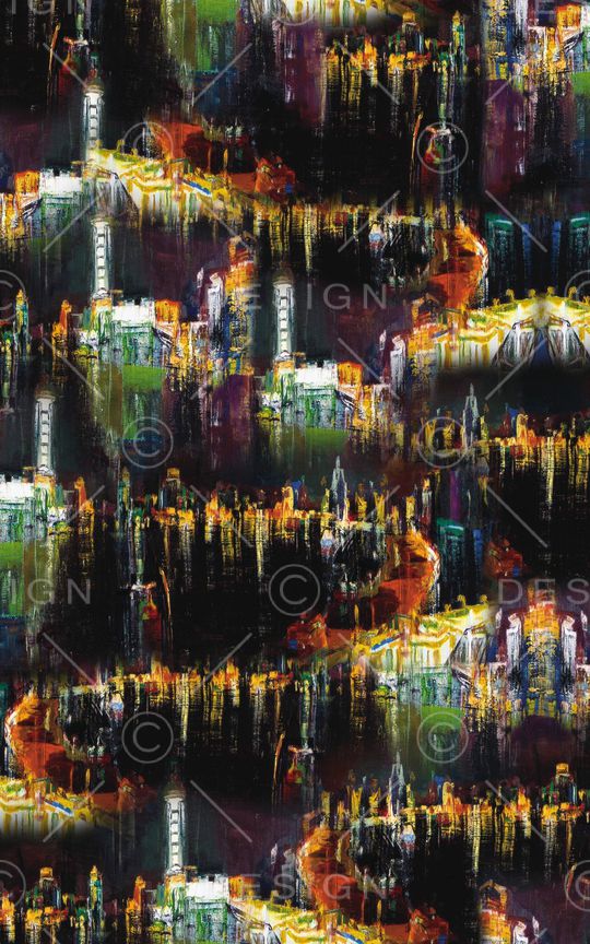 抽象印花华亿平台图片