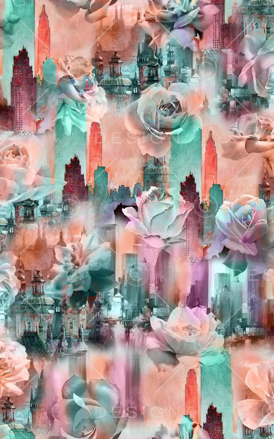 抽象印花华亿平台图片