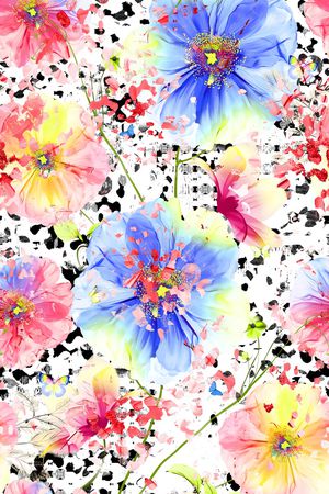 花朵印花华亿平台图片