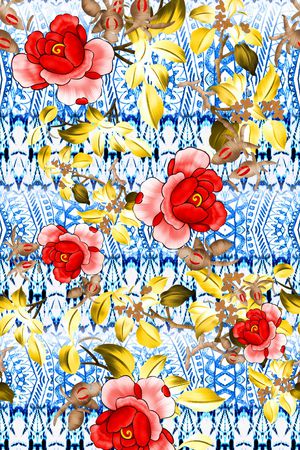 花朵印花华亿平台图片