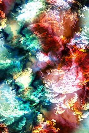 抽象印花华亿平台图片