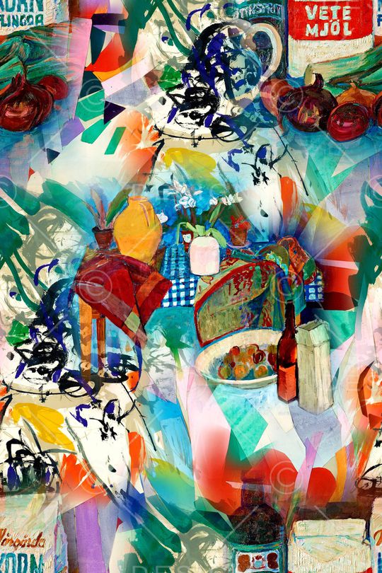 抽象印花华亿平台图片