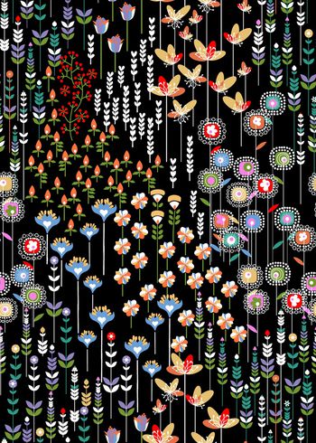 830380-手绘矢量花朵 花束--1