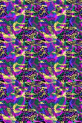 830400-时尚彩色豹纹