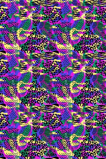 830401-时尚彩色几何纹理 豹纹--1