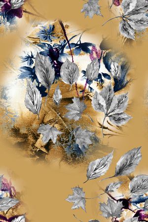 手绘印花华亿平台图片