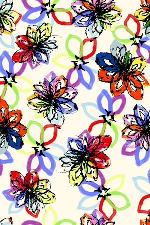 线描印花华亿平台图片