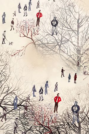 树枝印花华亿平台图片