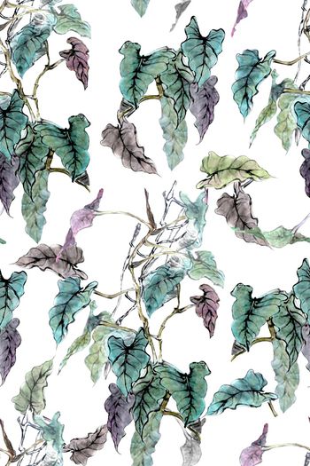 满版散花印花华亿平台图片