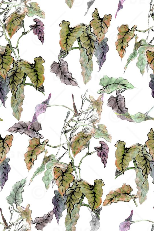 满版散花印花华亿平台图片