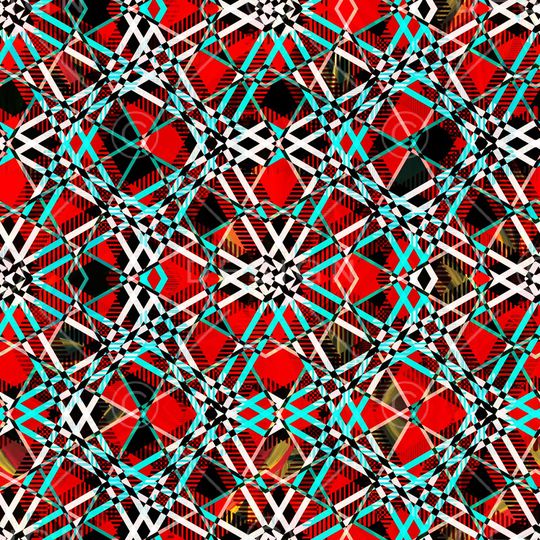 几何纹样印花华亿平台图片