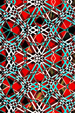 几何纹样印花华亿平台图片