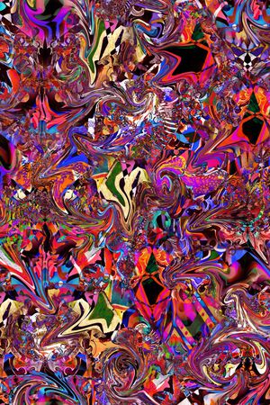 抽象印花华亿平台图片