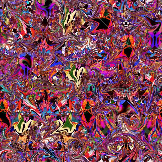 抽象印花华亿平台图片