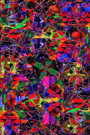 抽象印花华亿平台图片