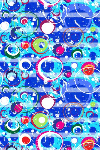 830863-抽象条纹几何豹纹圆点大圆环--2