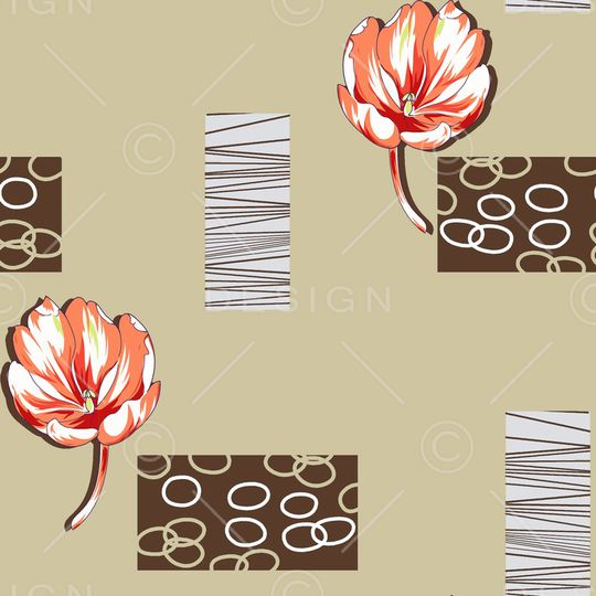 郁金香印花华亿平台图片