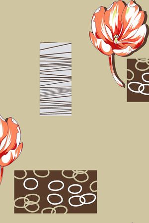 郁金香印花华亿平台图片