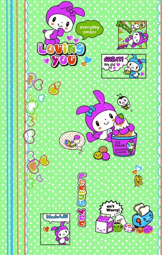 小兔印花华亿平台图片