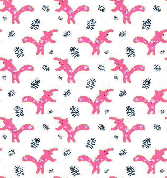 小狐狸印花华亿平台图片