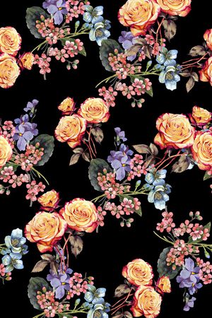 玫瑰印花华亿平台图片