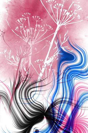 抽象纹路印花华亿平台图片