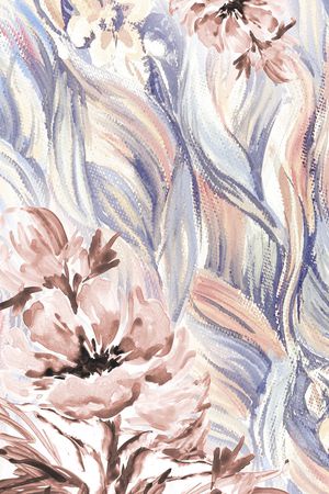 笔触印花华亿平台图片