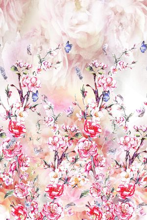 水彩纹理印花华亿平台图片