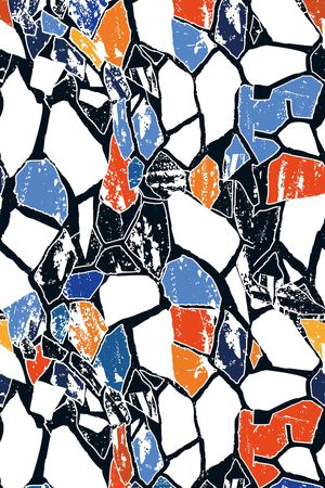 几何印花华亿平台图片