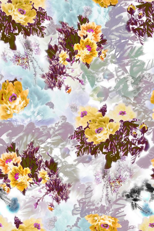 中国风印花华亿平台图片