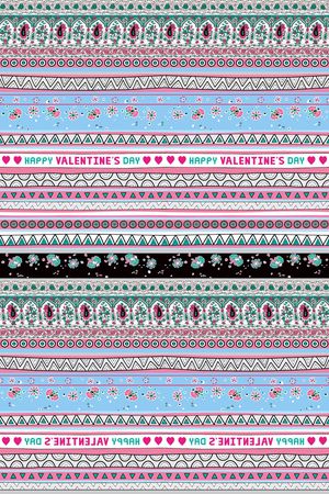 民族花纹印花华亿平台图片