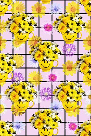 菊花印花华亿平台图片