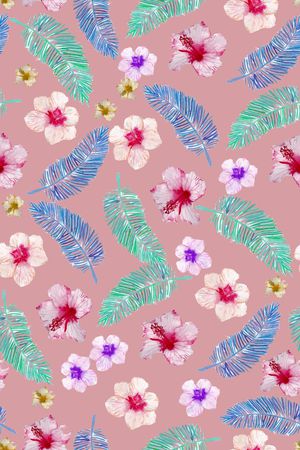 花朵印花华亿平台图片