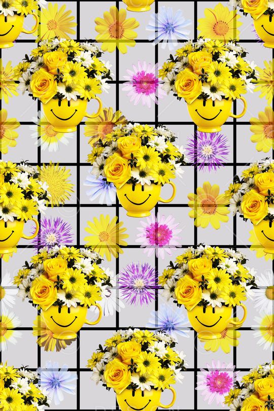 菊花印花华亿平台图片