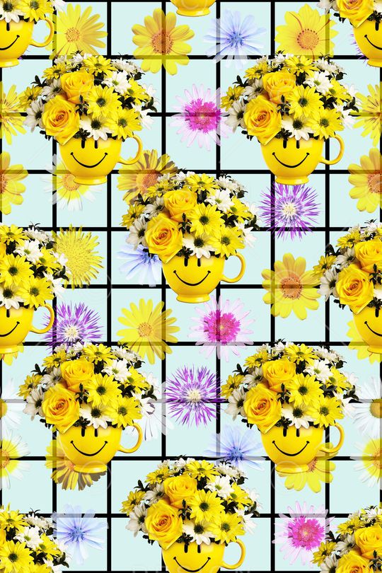 菊花印花华亿平台图片