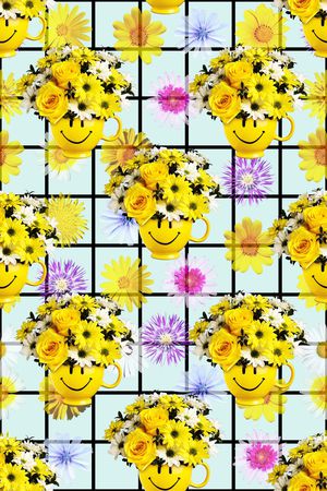 菊花印花华亿平台图片