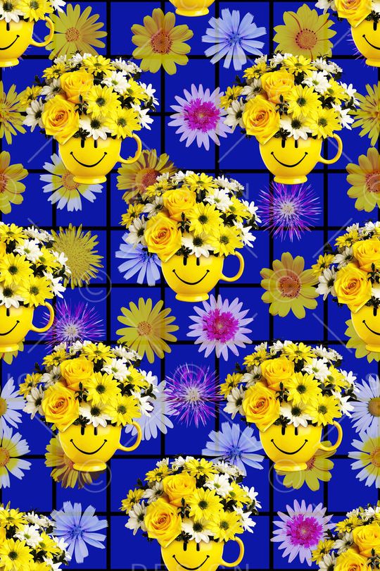 菊花印花华亿平台图片