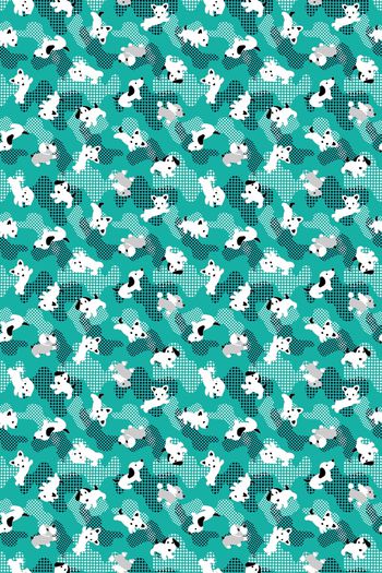 831369-趣味波点狗狗