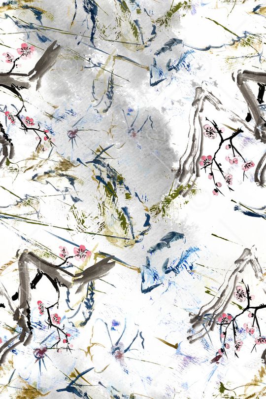 抽象印花华亿平台图片