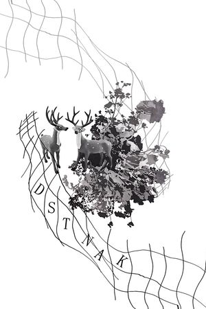 抽象花卉印花华亿平台图片