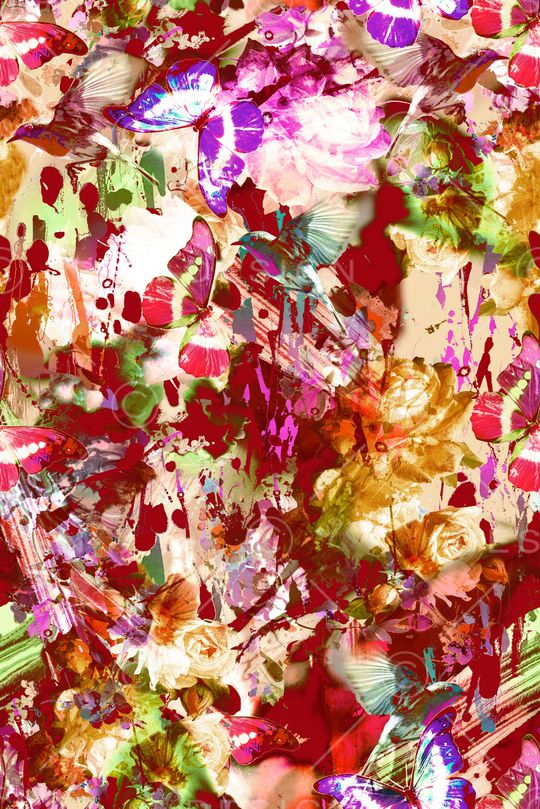 泼墨印花华亿平台图片