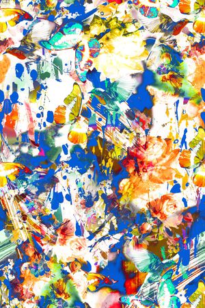 泼墨印花华亿平台图片