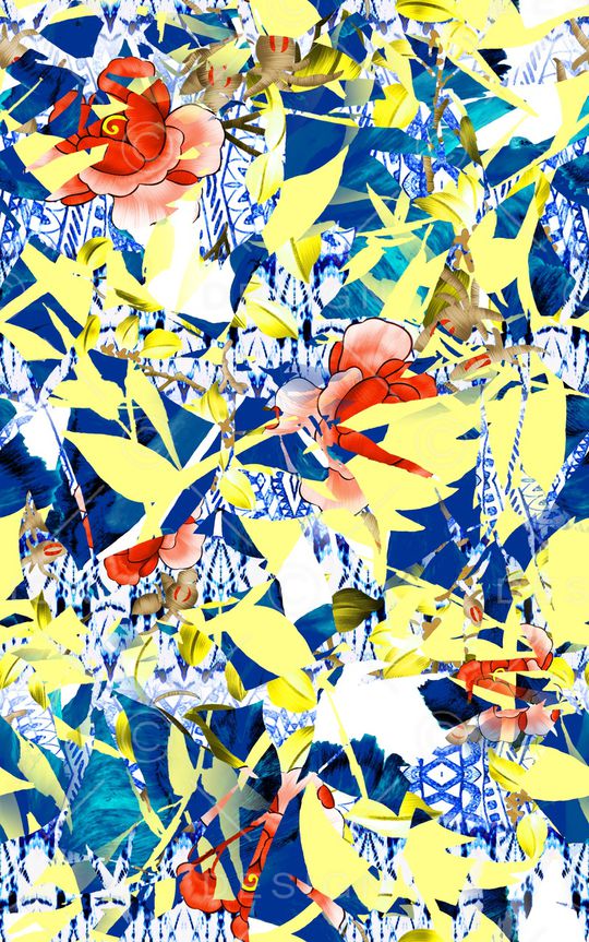 花朵印花华亿平台图片