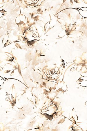 斑驳花卉印花华亿平台图片